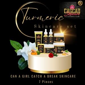 Turmeric Black and Gold Cleanser & Exfoliant Skincare Collection